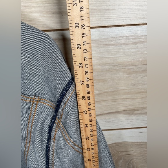 Cult of Individuality Men's XL Dense Contrast Stitch Denim Jacket - Picture 14 of 16